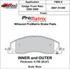 ProMatrix Front Brake Pads Calipers: 2009 Dodge - image 1