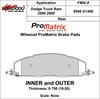 ProMatrix Rear Brake Pads Calipers: 2009 Dodge - image 1