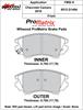 ProMatrix Front Brake Pads Calipers: 2010 Chevy - image 1