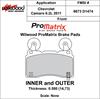 ProMatrix Front Brake Pads Calipers: 2011 Chevy - image 1