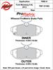 ProMatrix Front Brake Pads Calipers: 2012 Ford - image 1