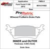 ProMatrix Rear Brake Pads Calipers: 2012 Ford - image 1