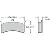 Polymatrix A Bedded Brake Pads Calipers: Wilwood SL, AP, Aerospace, Coleman, Outlaw, Sierra/JFZ, US Brake - image 2