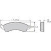 Polymatrix A Brake Pads Calipers: OEM - GM & Ford D412 Type Front - image 2