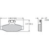 Polymatrix A Brake Pads Calipers: OEM - GM D413 Type Rear - image 2