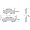 Polymatrix A Brake Pads Calipers: OEM - Ford D431 Type Front - image 2