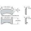 Polymatrix A Brake Pads Calipers: OEM - GM D154 Metric Type - image 2