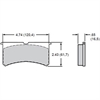 Polymatrix A Brake Pads Calipers: Wilwood Superlite 4 and 6 Piston - image 1