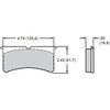 Polymatrix A Brake Pads Calipers: Wilwood Superlite 4 and 6 Piston - image 2