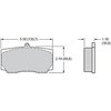 Polymatrix A Brake Pads Calipers: AP, Brembo (These calipers can use either 950-15A-5741K or 950-15A-7062K pads) - image 2