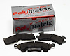 Polymatrix A Brake Pads Calipers: OEM - 1997-04 Mustang Rear - image 1
