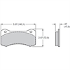 Polymatrix A Brake Pads Calipers: Wilwood W6A - image 1