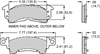 Polymatrix "B" Compound Pads D154, GM Metric - image 1