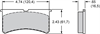 Polymatrix "B" Compound Pads Narrow Superlite 4/6 - image 1