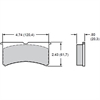 Polymatrix "E" Brake Pads Calipers: Wilwood Superlite 4 and 6 Piston - image 1