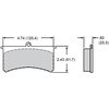 Polymatrix "E" Brake Pads Calipers: Wilwood SL, AP, Aerospace, Coleman Outlaw, Sierra/JFZ, US Brake - image 2