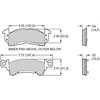 Polymatrix "E" Brake Pads Calipers: OEM - GM D52 Type, Wilwood GM II, GM III, Coleman, Howe, Outlaw, Sierra/JFZ - image 2