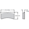 Polymatrix "E" Brake Pads Calipers: Wilwood Superlite 4 and 6 Piston - image 1