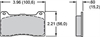Polymatrix "E" Brake Pads Calipers: Wilwood DynaPro, NDL - image 1
