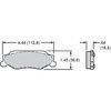 Polymatrix "E" Brake Pads Calipers: 1997-2006 Corvette - Rear - image 2