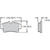 Polymatrix "E" Brake Pads Calipers: OEM 1997-2004 Mustang - Rear - image 2