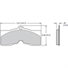 Polymatrix "E" Brake Pads Calipers: Wilwood D8-4, OEM - GM D8 Type - image 1