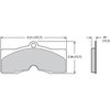 Polymatrix "E" Brake Pads Calipers: Wilwood D8-4, OEM - GM D8 Type - image 2