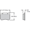 Polymatrix "E" Brake Pads Calipers: AP LD-20, FF2000, Brembo, Lucas Girling - image 1