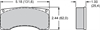 Polymatrix H Bedded Brake Pads Calipers: N/A - image 1