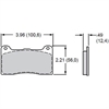Polymatrix H Brake Pads Calipers: Wilwood DL w/ bridgebolt, DynaPro M-W, Strange - image 1