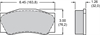 Polymatrix H Brake Pads Calipers: N/A - image 1