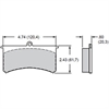 Polymatrix H Bedded Brake Pads Calipers: Wilwood SL, AP, Aerospace, Coleman Outlaw, Sierra/JFZ, US Brake - image 1