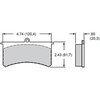 Polymatrix H Brake Pads Calipers: Wilwood SL, AP, Aerospace, Coleman Outlaw, Sierra/JFZ, US Brake - image 2