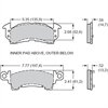 Polymatrix H Brake Pads Calipers: OEM - GM D52 Type, Wilwood GM II, GM III, Coleman, Howe, Outlaw, Sierra/JFZ - image 1