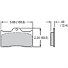Polymatrix H Brake Pads Calipers: Wilwood DL, Aerospace, Lamb, Outlaw, Sierra/JFZ, US Brake - image 1