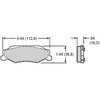 Polymatrix H Brake Pads Calipers: 1997-06 Corvette - Rear - image 2