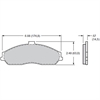 Polymatrix H Brake Pads Calipers: 1997-06 Corvette - Front - image 1