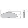 Polymatrix H Brake Pads Calipers: 1997-06 Corvette - Front - image 2