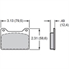 Polymatrix H Brake Pads Calipers: Wilwood Powerlite - image 1