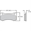 Polymatrix H Brake Pads Calipers: Wilwood W6A - image 1