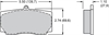 Polymatrix J Brake Pads Wilwood Integra 6R - image 1