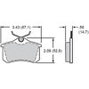 Polymatrix Q Brake Pads Calipers: Wilwood CPB Caliper OEM - Audi, Volkswagen, D340 Rear Type - image 2