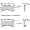 Polymatrix Q Brake Pads Calipers: OEM - GM D154 Metric Type - image 1