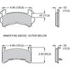 Polymatrix Q Brake Pads Calipers: OEM - GM D154 Metric Type - image 2