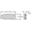Polymatrix Q Brake Pads Calipers: 1997-06 Corvette - Rear - image 2
