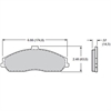 Polymatrix Q Brake Pads Calipers: 1997-06 Corvette - Front - image 1