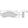 Polymatrix Q Brake Pads Calipers: OEM - GM & Ford D412 Type Front - image 2