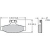 Polymatrix Q Brake Pads Calipers: OEM - GM D413 Type Rear - image 2