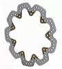 Super Alloy Drilled Scalloped Rotor - image 1