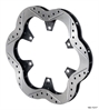 Super Alloy Drilled Scalloped Rotor - image 1